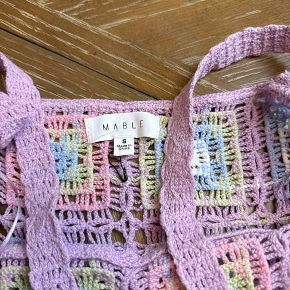 Mable MARLOWE CROCHET MINI DRESS Crochet Mini Dress - Picture 5 of 10